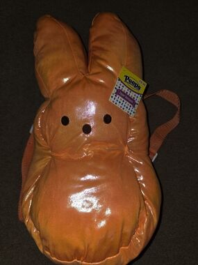 Peeps Orange Bunny Kids Backpack